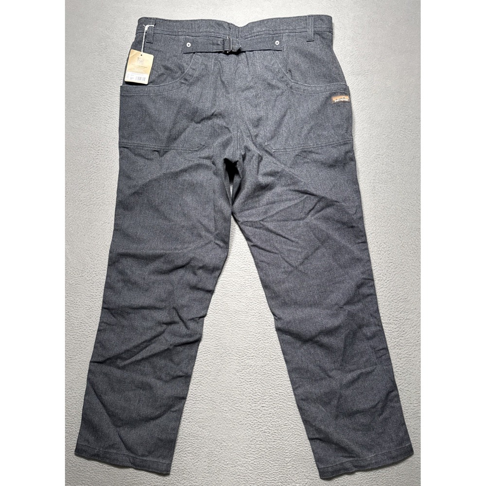 Patagonia Iron Forge Double Knee Pants‎ Womens Sz 16 Black Hemp Organic Outdoors - Picture 7 of 15